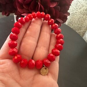 Red bead bracelet